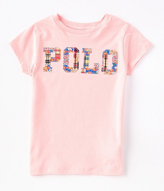 POLO PALPH LAUREN Cap-Sleeve Logo Jersey Tee