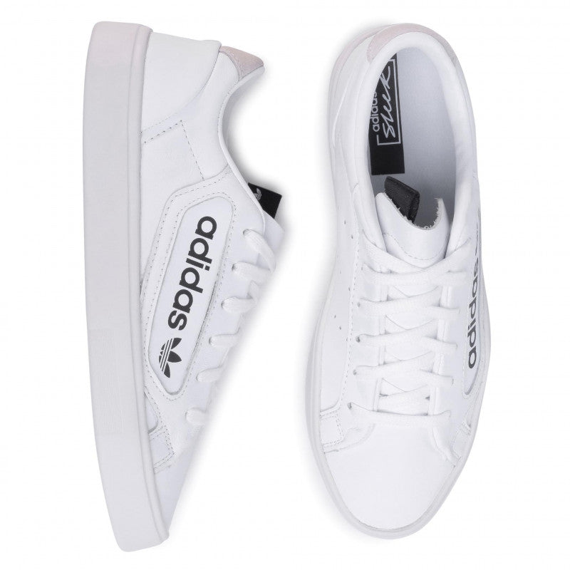 ADIDAS Women's Sleek Cloud White/Crystal White/Core Black Sneakers