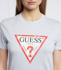 GUESS Eco Triangle Logo Tee