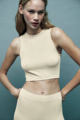 ZARA Seamless Ribbed Top