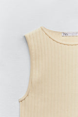 ZARA Seamless Ribbed Top