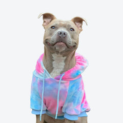 SPARK PAWS Velvet Dog Hoodie - Snow Cone