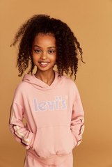 LEVI`S Knit Joggers & Pullover Hoodie Big Girls Set