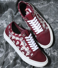 VANS x Primitive Skate Old Skool Maroon Skate Shoes