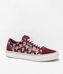 VANS x Primitive Skate Old Skool Maroon Skate Shoes