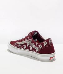 VANS x Primitive Skate Old Skool Maroon Skate Shoes