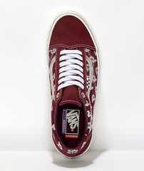 VANS x Primitive Skate Old Skool Maroon Skate Shoes