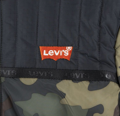 LEVI`S ALL OVER PRINT COLOR BLOCKED PUFFER BIG BOYS JACKET