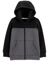 OSHKOSH Kid Zip-Up Fleece Hoodie