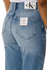 CALVIN KLEIN High Rise Straight Jeans