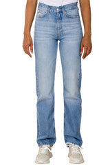 CALVIN KLEIN High Rise Straight Jeans