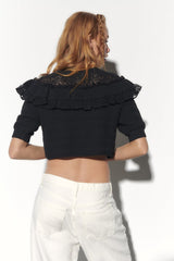 ZARA Lace Knit Top