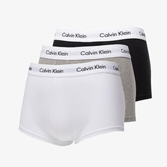 CALVIN KLEIN Mens Trunk Boxer Shorts 3 Pack Soft Cotton Underwear