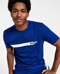 HUGO BOSS Cotton jersey t-shirt with logo artwork