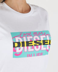 DIESEL Womens T- Shirt Crew Neck