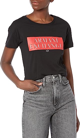 ARMANI EXCHANGE Heat Sensitive Boyfriend Fit T-shirt