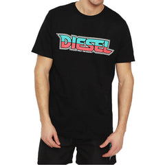 DIESEL BMOWT JUST B Mens T Shirt Crew Neck Short Sleeves