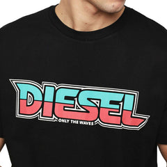 DIESEL BMOWT JUST B Mens T Shirt Crew Neck Short Sleeves