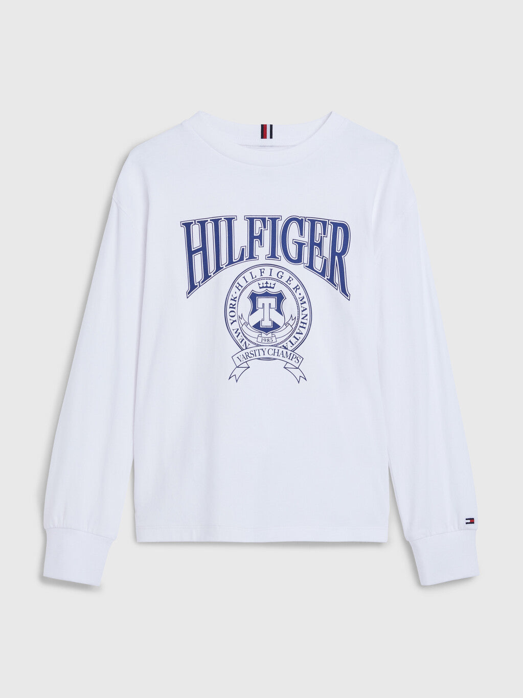 TOMMY HILFIGER Varsity Logo Long Sleeve T-Shirt