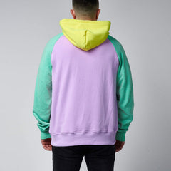 SPARK PAWS Purple Turquoise Yellow Human Hoodie