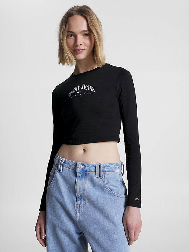 TOMMY HILFIGER Essential Cropped Long Sleeve