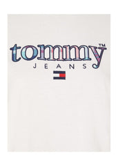 TOMMY HILFIGER  –  tartan logo classic fit t-shirt