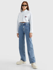 TOMMY HILFIGER Super Cropped Stripe Shirt