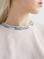 TOMMY HILFIGER Logo Tape Oversized T-Shirt