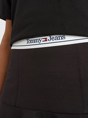 TOMMY HILFIGER Logo Tape Fit And Flare Skirt