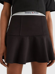 TOMMY HILFIGER Logo Tape Fit And Flare Skirt