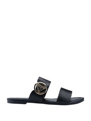 GUESS Lowered Double Band Slide Sandals