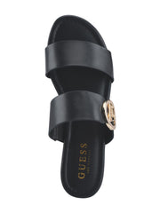 GUESS Lowered Double Band Slide Sandals