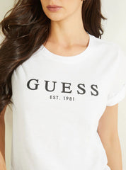 GUESS Eco Cuffed Logo Tee