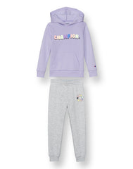 CHAMPION Little Kids' Fleece Hoodie and Joggers, Two-Piece Set