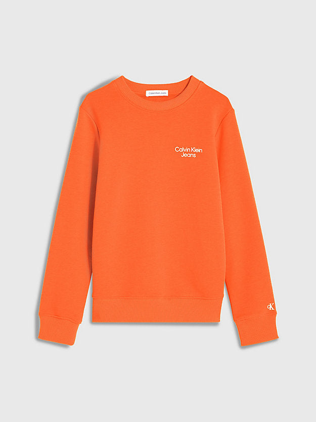 CALVIN KLEIN Cotton Terry Sweatshirt