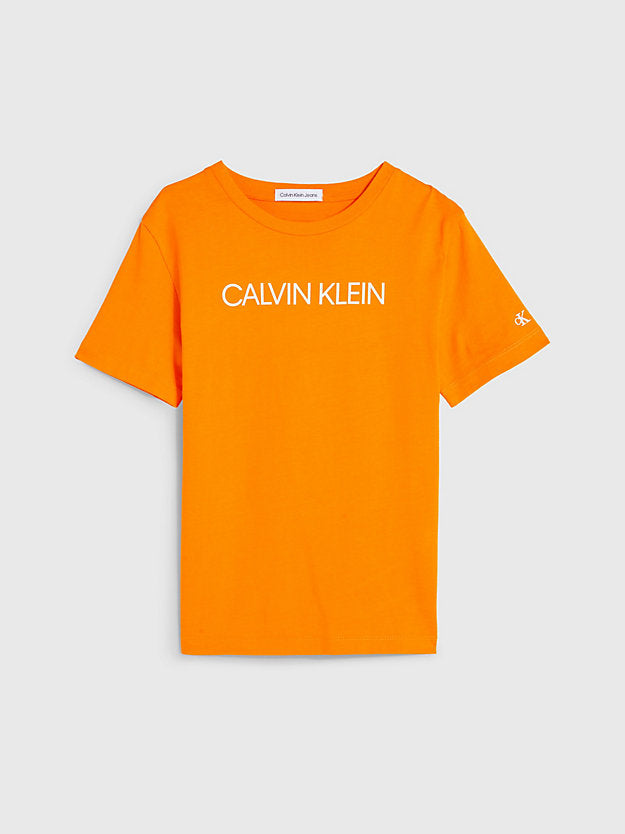 CALVIN KLEIN Kids Organic Cotton Logo T-shirt