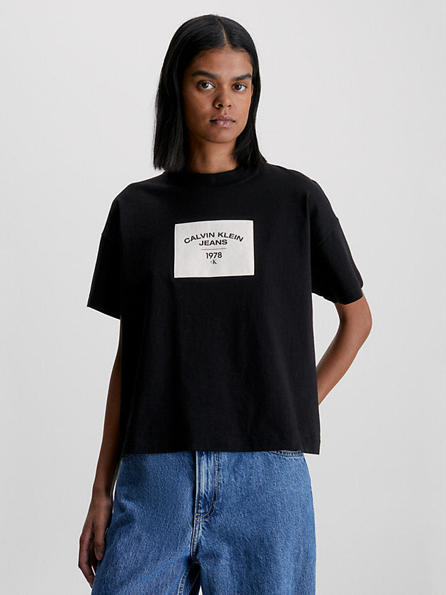 CALVIN KLEIN Logo Patch T-shirt