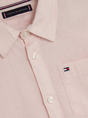 TOMMY HILFIGER Mixed Stripe Relaxed Fit Poplin Shirt