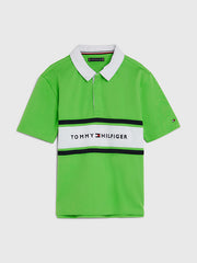 TOMMY HILFIGER Colour-Block Oversized Jersey Polo