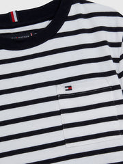 TOMMY HILFIGER Breton Stripe Pocket T-Shirt