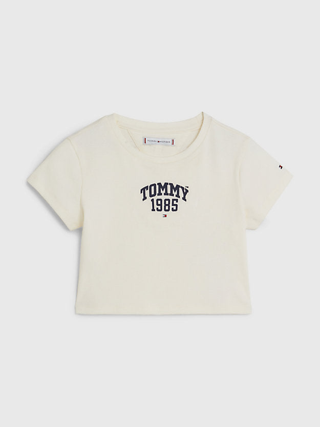 TOMMY HILFIGER Varsity Rib Knit T-Shirt