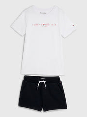 TOMMY HILFIGER Essential T-Shirt And Shorts Set