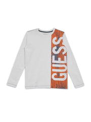 GUESS Eco Logo Long-Sleeve Tee