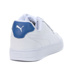 PUMA Men's Caven White/Lake Blue Sneakers