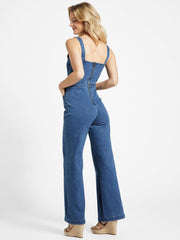 GUESS Eco Belle Corset Denim Jumpsuit