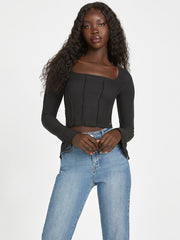 GUESS Eco Usra Long-Sleeve Top