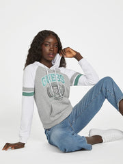 GUESS Eco Color-Block Varsity Hoodie