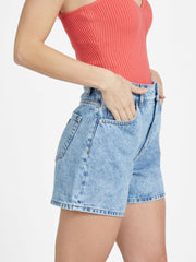 GUESS Ariel Denim Mom Shorts