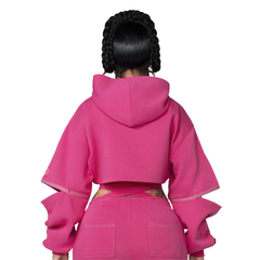 REEBOK X CARDI B Knit Sweatshirt And Pants