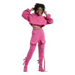 REEBOK X CARDI B Knit Sweatshirt And Pants